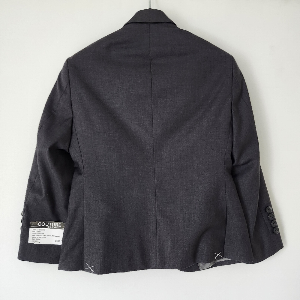 FABIAN Couture 1910 BOY’s Power Stretch Suit Separates in Charcoal - BLAZER 6B - Picture 8 of 16